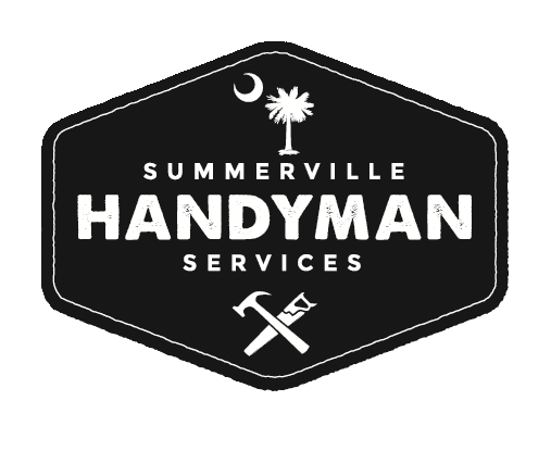 Logo of Summerville Handyman Services featuring a crescent, palm tree, and crossed tools.
